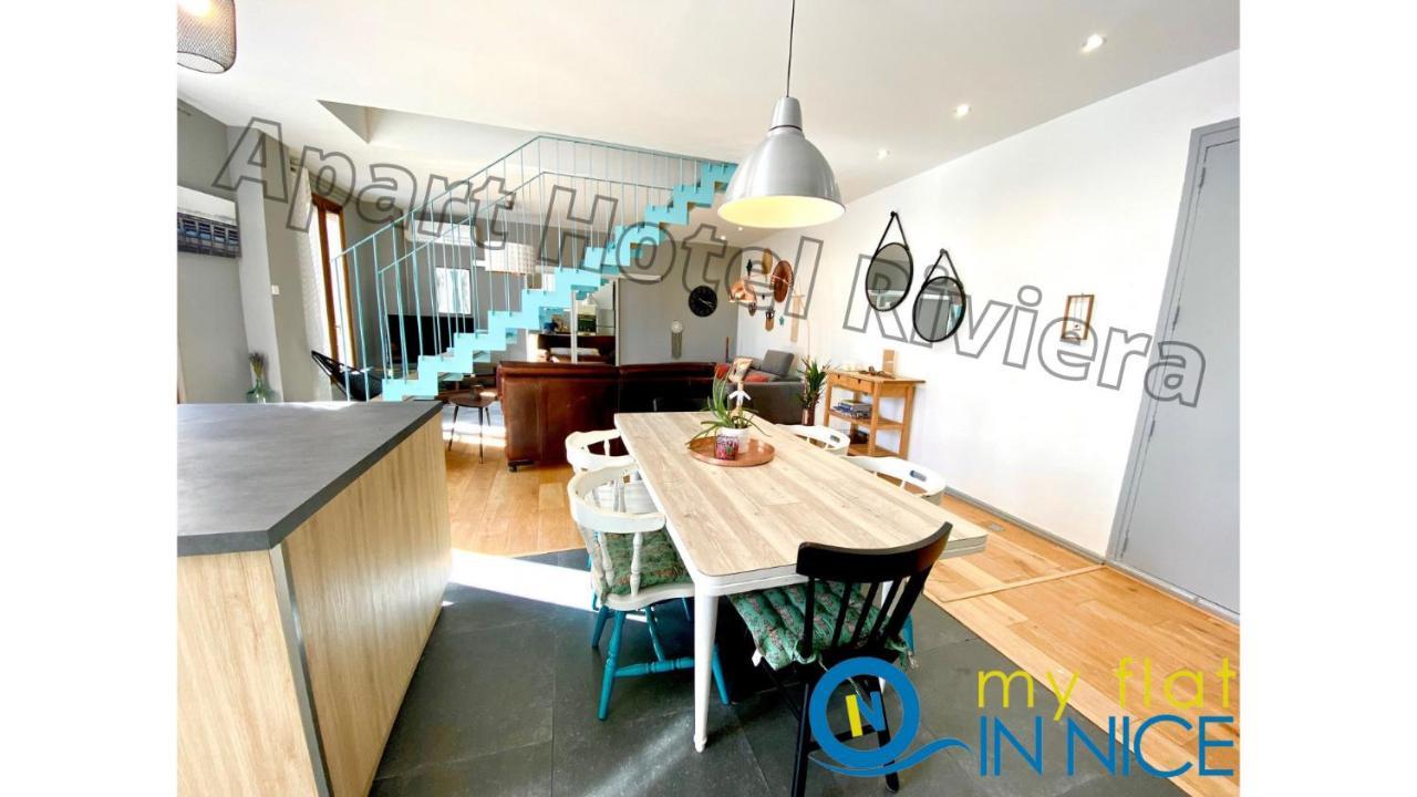 Aparthotel Riviera Nice Cote D'Azur - Old Port - Amazing Ac Duplex 3 Bedrooms 2 Bathrooms- Duplex Maison Du Port Ngoại thất bức ảnh